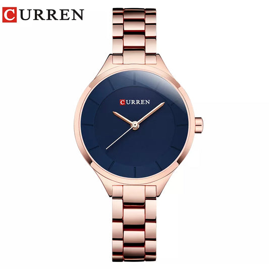 Steel Band Quartz Female Wrist Watch